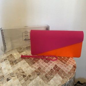Multicolored Silicone Clutch